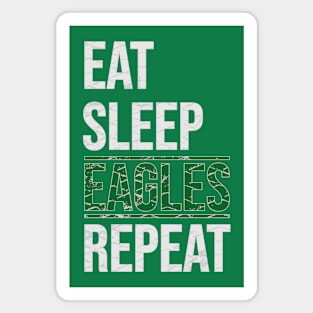 Eat Sleep Eagles Repeat Magnet